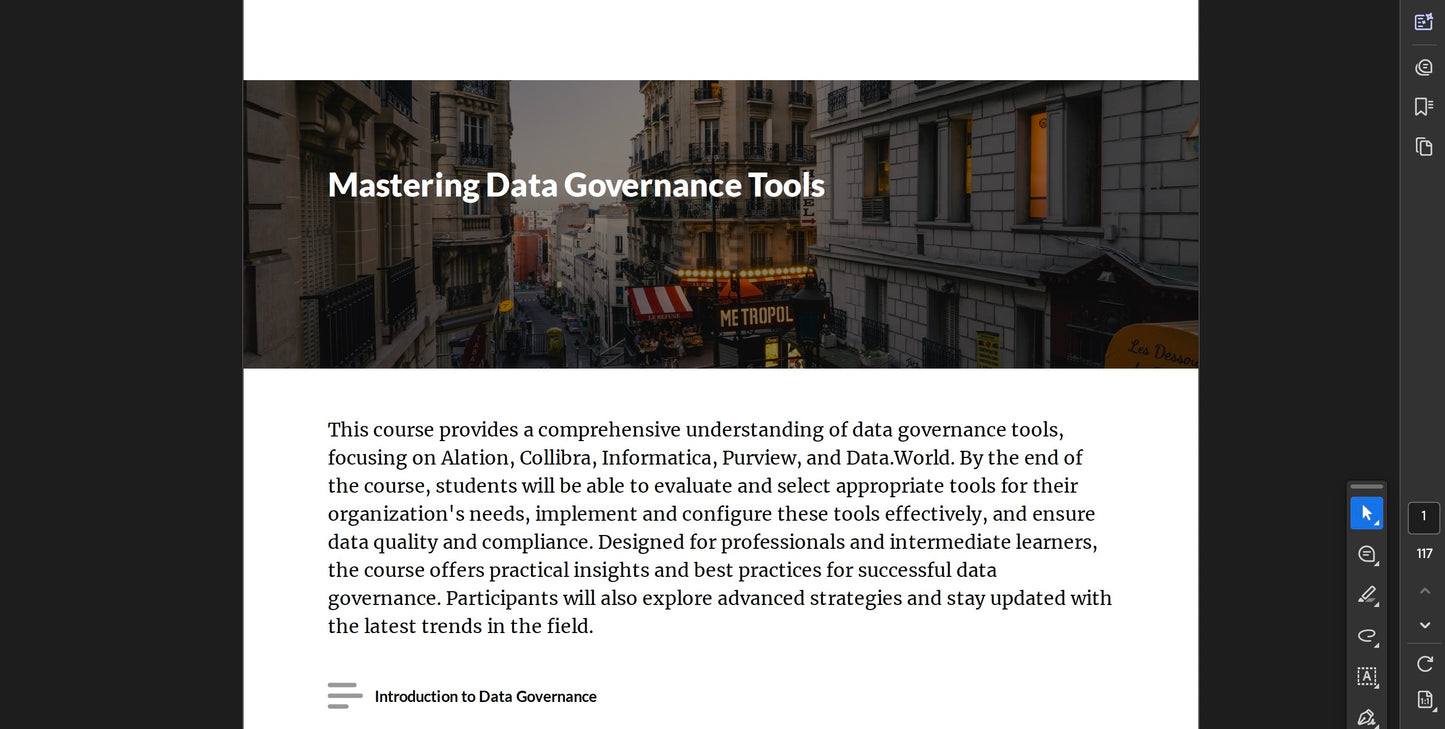 Mastering Data Governance Tools