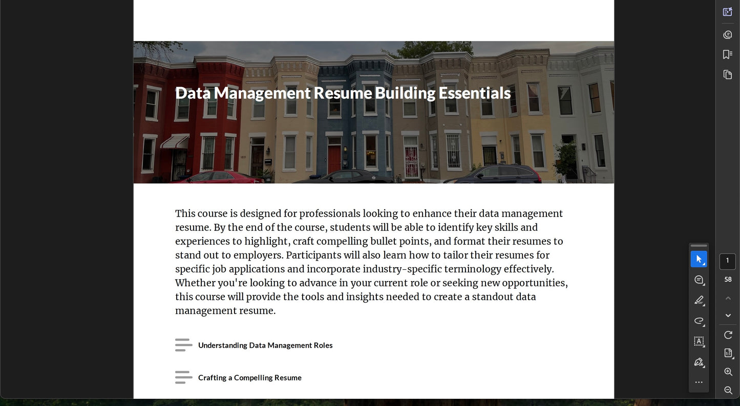 Data Management Resume Building Essentials